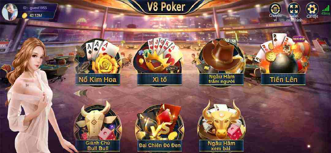 V8 Poker được biết đến list game bài chất lượng đỉnh